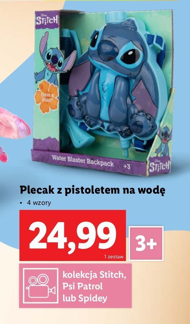Plecak z pistoletem na wod臋 promocja