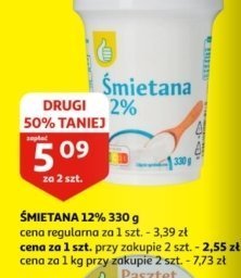 Śmietana 12 % Podniesiony kciuk promocja