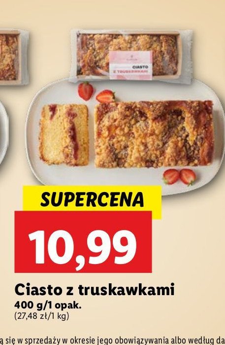 Ciasto truskawkowe promocja