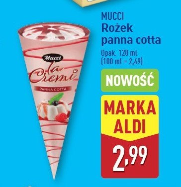 Rożek panna cotta Mucci promocja