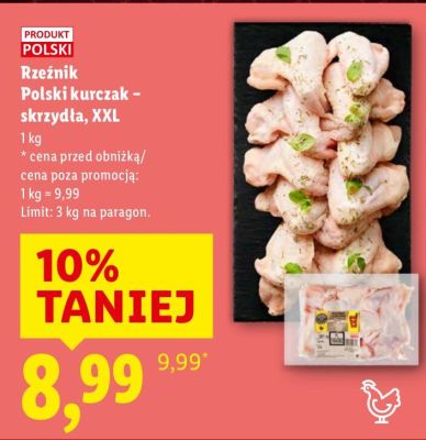 Polski kurczak - skrzydła XXL promocja w Lidl