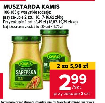 Musztarda sarepska Kamis promocja