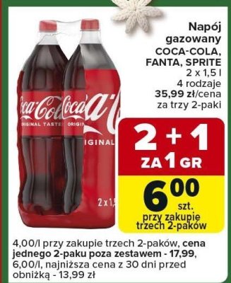 Cola promocja w Carrefour Express