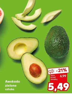 Awokado zielone sztuka promocja w Kaufland