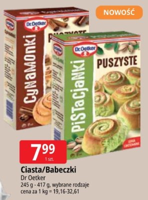 Ciasta/Babeczki Dr Oetker promocja w Leclerc