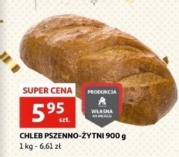 Chleb pszenno - żytni Auchan promocja