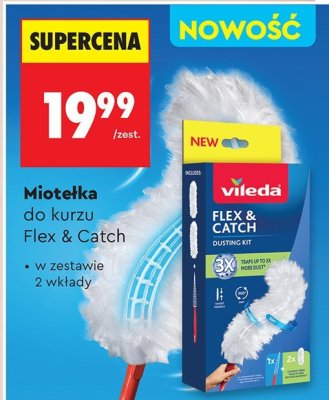 Miotełka do kurzu Flex & Catch Vileda promocja w Biedronka