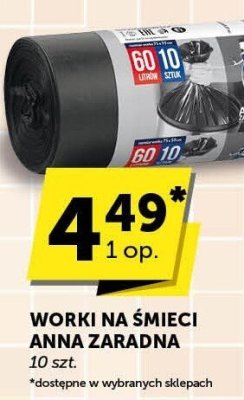 Worki na śmieci Anna Zaradna promocja w Euro Sklep