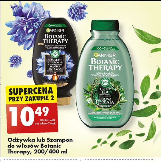 Szampon do włosów zielona herbata & eukaliptus & cytrus Garnier promocja