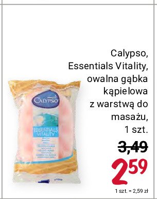 Gąbka essentials vitality Calypso promocja