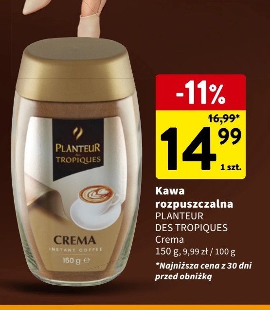 Kawa Planteur des tropiques crema promocja w Intermarche