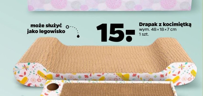 Drapak z kocimiętką 48 x 18 x 7 cm promocja