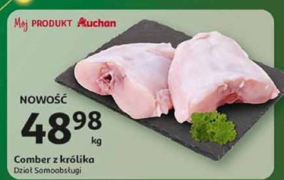 Comber z królika promocja w Auchan
