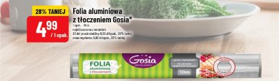 Folia aluminiowa z tłoczeniem promocja w POLOmarket