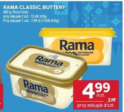 Rama Classic, Buttery Flora Food promocja w Stokrotka