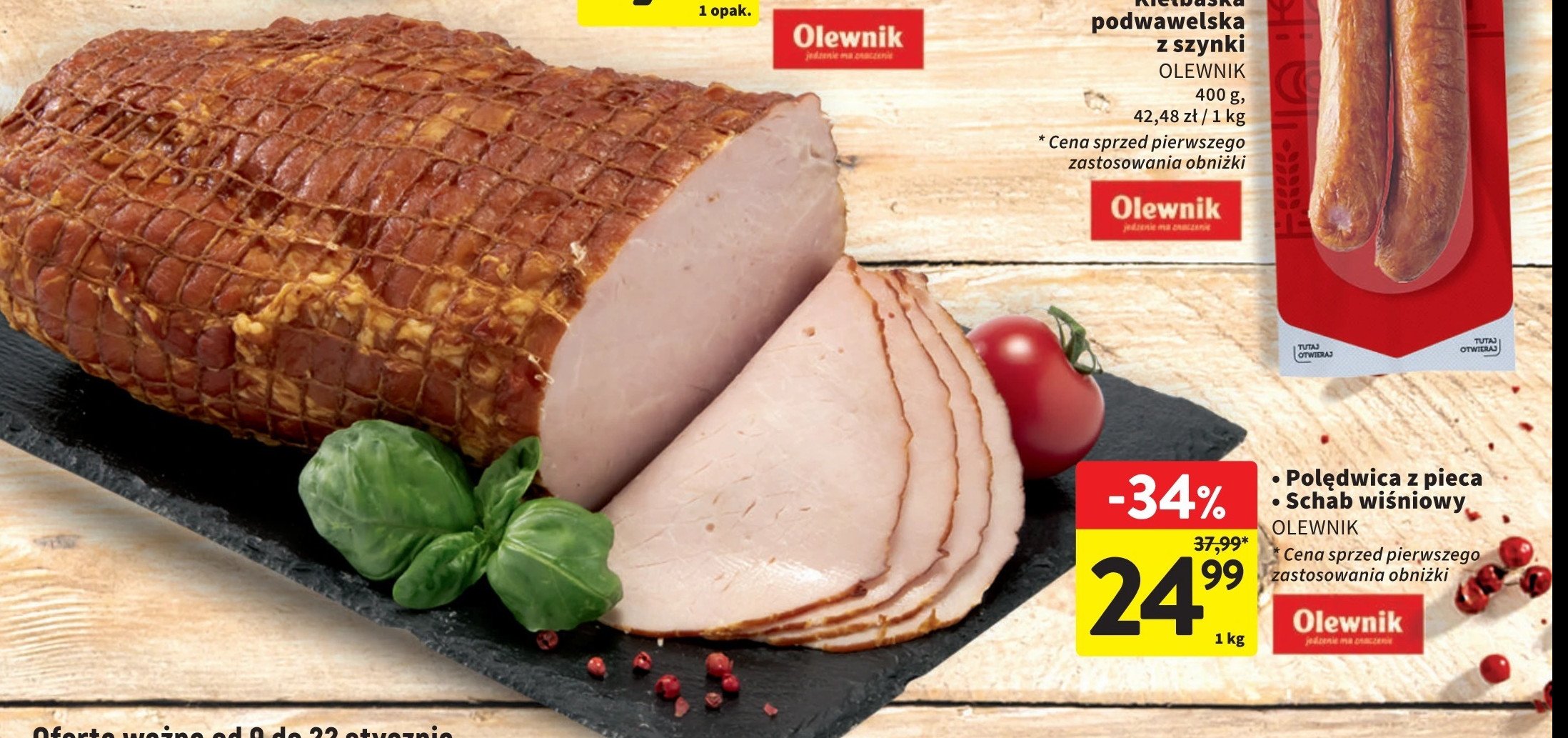 Schab wiśniowy Olewnik promocja