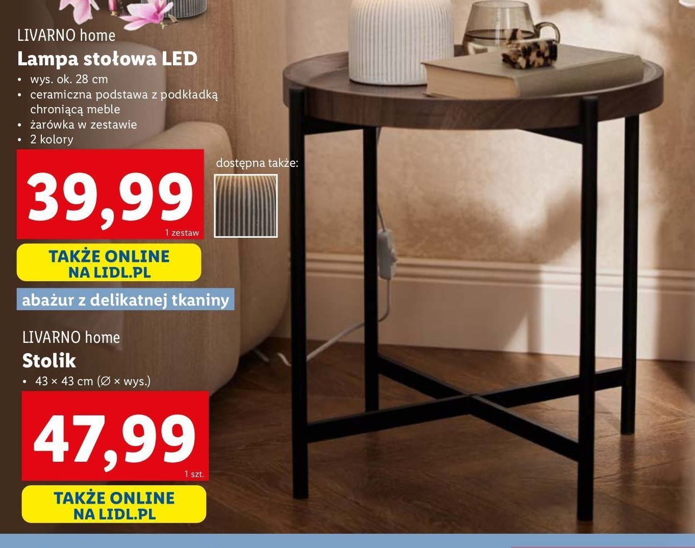 Stolik LIVARNO HOME promocja