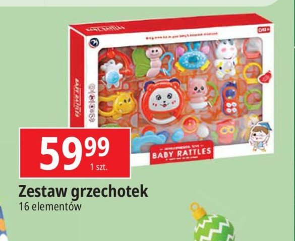 Zestaw grzechotek promocja w Leclerc