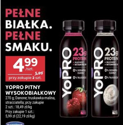 Jogurt Yopro Pitny Wysokobiałkowy promocja w Stokrotka