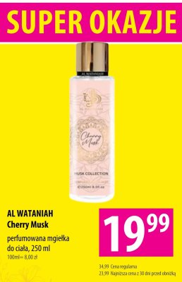 Perfumowana mgiełka do ciała Cherry Musk promocja w Hebe