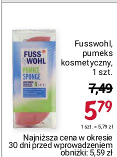 Pumeks kosmetyczny Fusswohl promocja