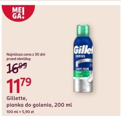 Pianka do golenia promocja w Rossmann