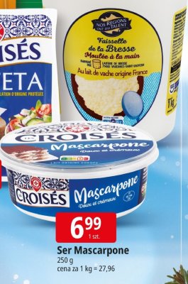 Ser Mascarpone promocja w Leclerc