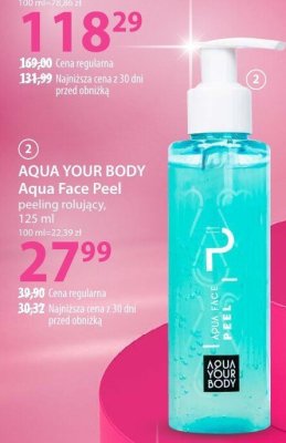 Peeling AQUA YOUR BODY Aqua Face Peel peeling rolujący promocja w Hebe