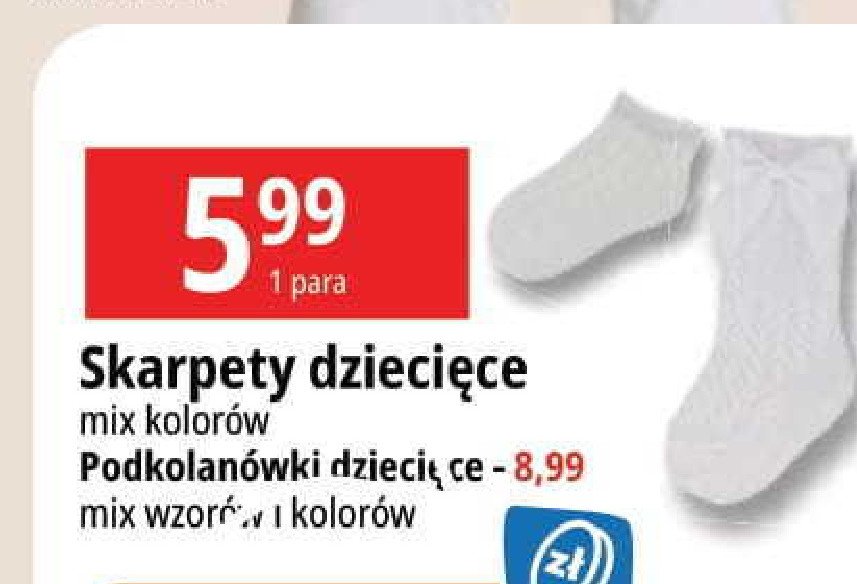 Skarpety dzieci臋ce promocja