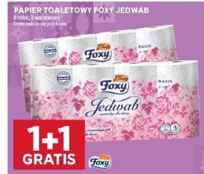 Papier toaletowy Foxy Jedwab promocja w Stokrotka