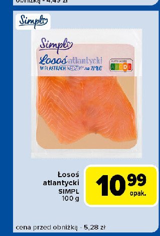 艁oso艣 atlantycki w plastrach Simpl promocja