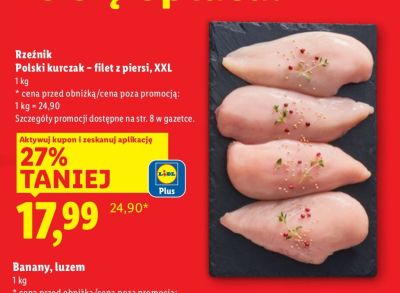 Polski kurczak - filet z piersi XXL promocja w Lidl