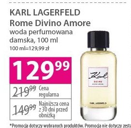 Woda perfumowana Karl lagerfeld rome divino amore promocja