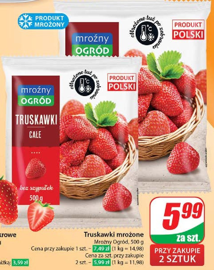 Truskawki promocja w Dino