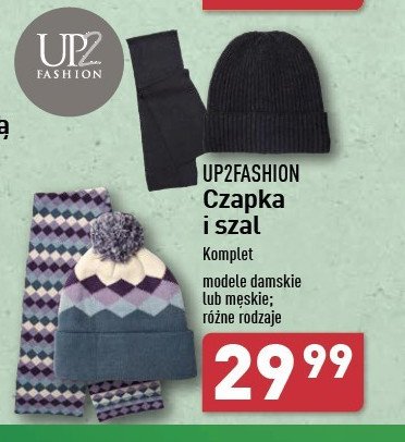 Czapka i szal Up2fashion promocja w Aldi