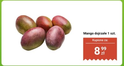Mango dojrzałe 1 szt. promocja w Biedronka