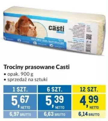 Trociny prasowane Casti promocja w Makro
