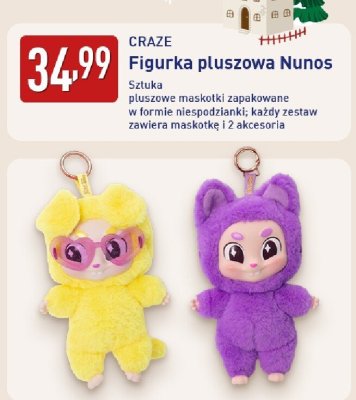 Figurka pluszowa Nunos promocja w Aldi