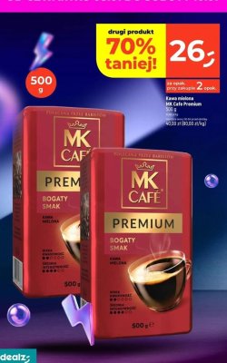 Kawa mielona MK Cafe Premium 500 g promocja w Dealz