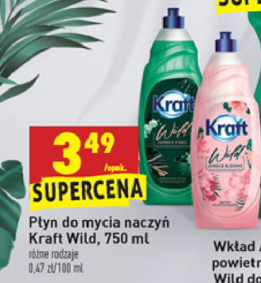 Płyn do mycia naczyń jungle blooms Kraft wild promocja