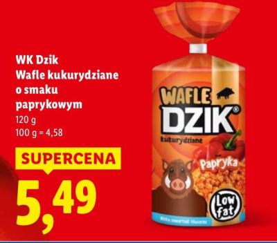 Wafle kukurydziane o smaku paprykowym promocja w Lidl