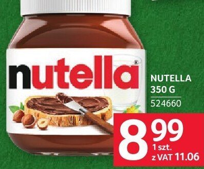 Krem czekoladowy Nutella 350g promocja w Selgros