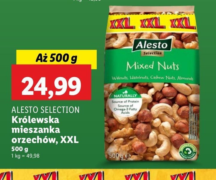 Mieszanka orzechów Alesto promocja w Lidl
