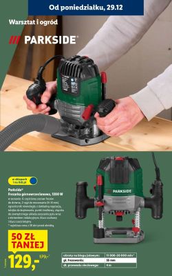 Frezarka górnowrzecionowa 1200 W promocja w Lidl