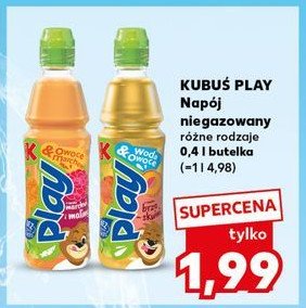 Napój jabłko brzoskwinia Kubuś play! promocja