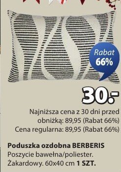 Poduszka ozdobna BERBERIS promocja w Jysk