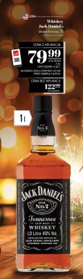 Whiskey Jack Daniel's Brown-Forman 1l promocja w POLOmarket