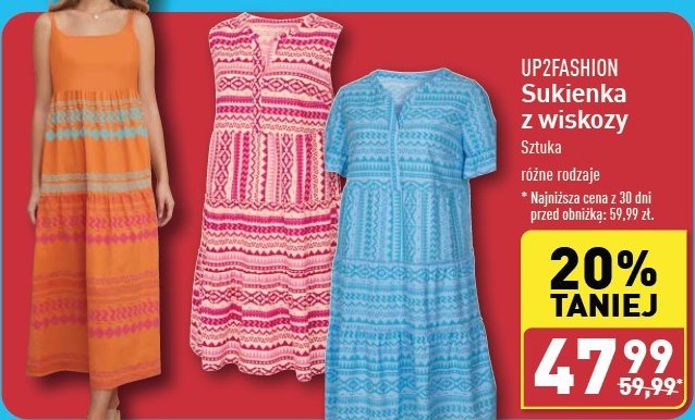 Sukienka damska z wiskozy s-xl Up2fashion promocja