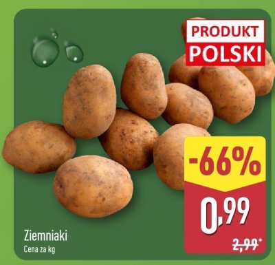 Ziemniaki s艂odkie bataty promocja w Aldi