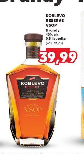 Brandy Koblevo reserve vsop promocja
